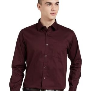 amazon brand symbol men's solid cotton formal shirt | plain | full sleeve regular fit (available in plus sizes)
